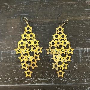 Gold Star Earrings